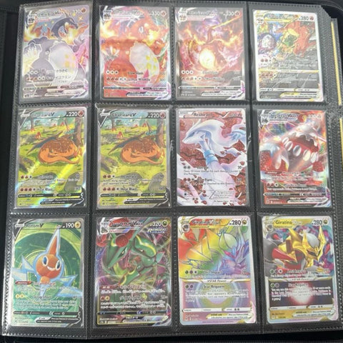 Pokemon cards in binder sleeves protected storage