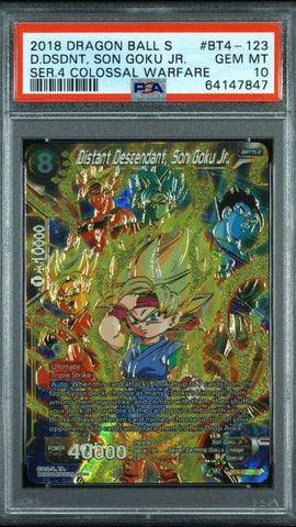 Distant Descendant, Son Goku Jr. BT4-123 PSA 10