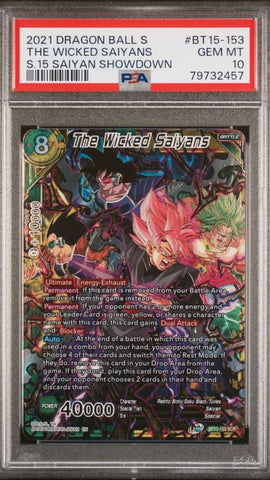 The Wicked Saiyans SCR BT15-153 PSA 10