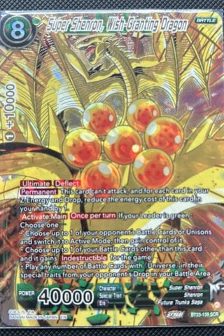 Super Shenron, Wish-Granting Dragon SCR BT23-139