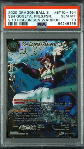 SS4 Gogeta, Peerless Fusion BT10-154 PSA 10