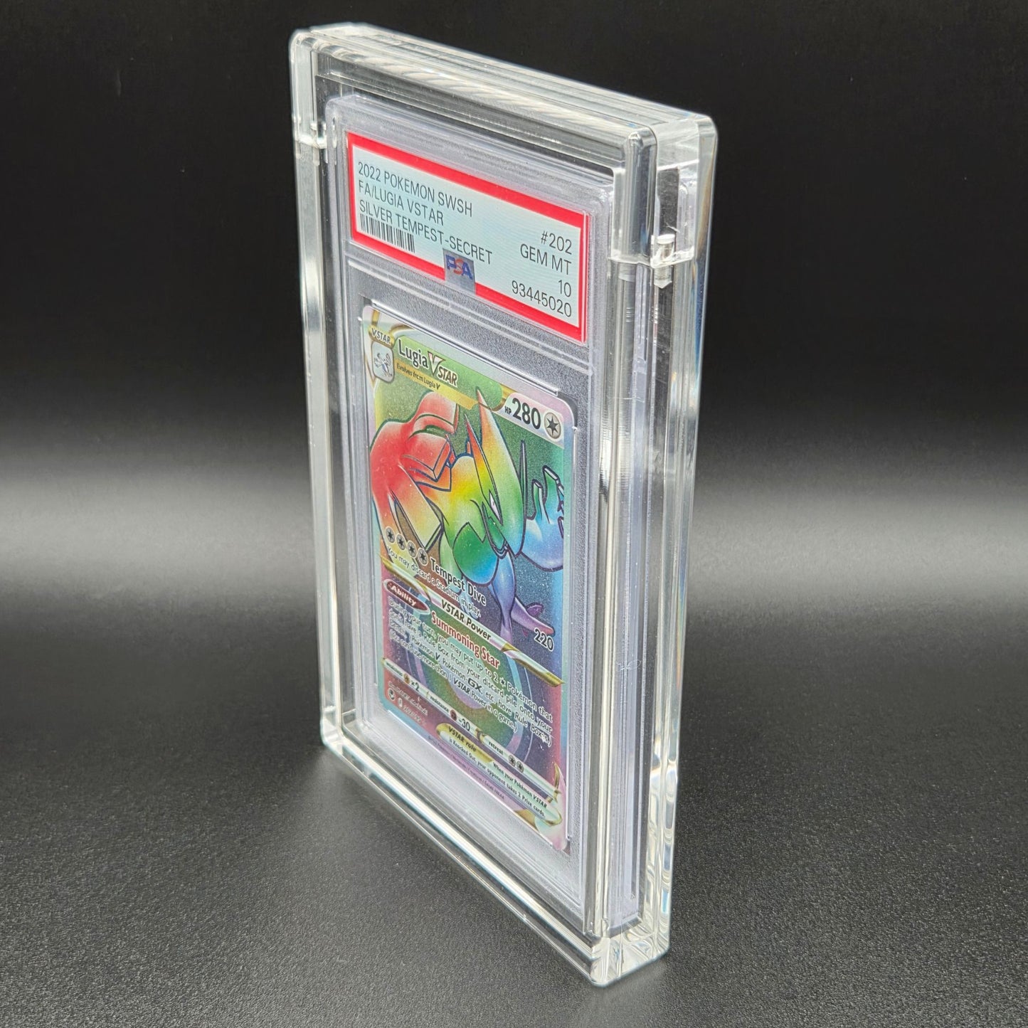thick magnetic PSA slab protector showing clear acrylic depth and protection